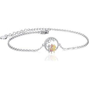 3 Sisters Sisters Bracelet Sterling Silver 2 Sister Anklets